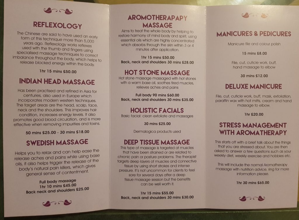 Palms of Bliss leaflets
